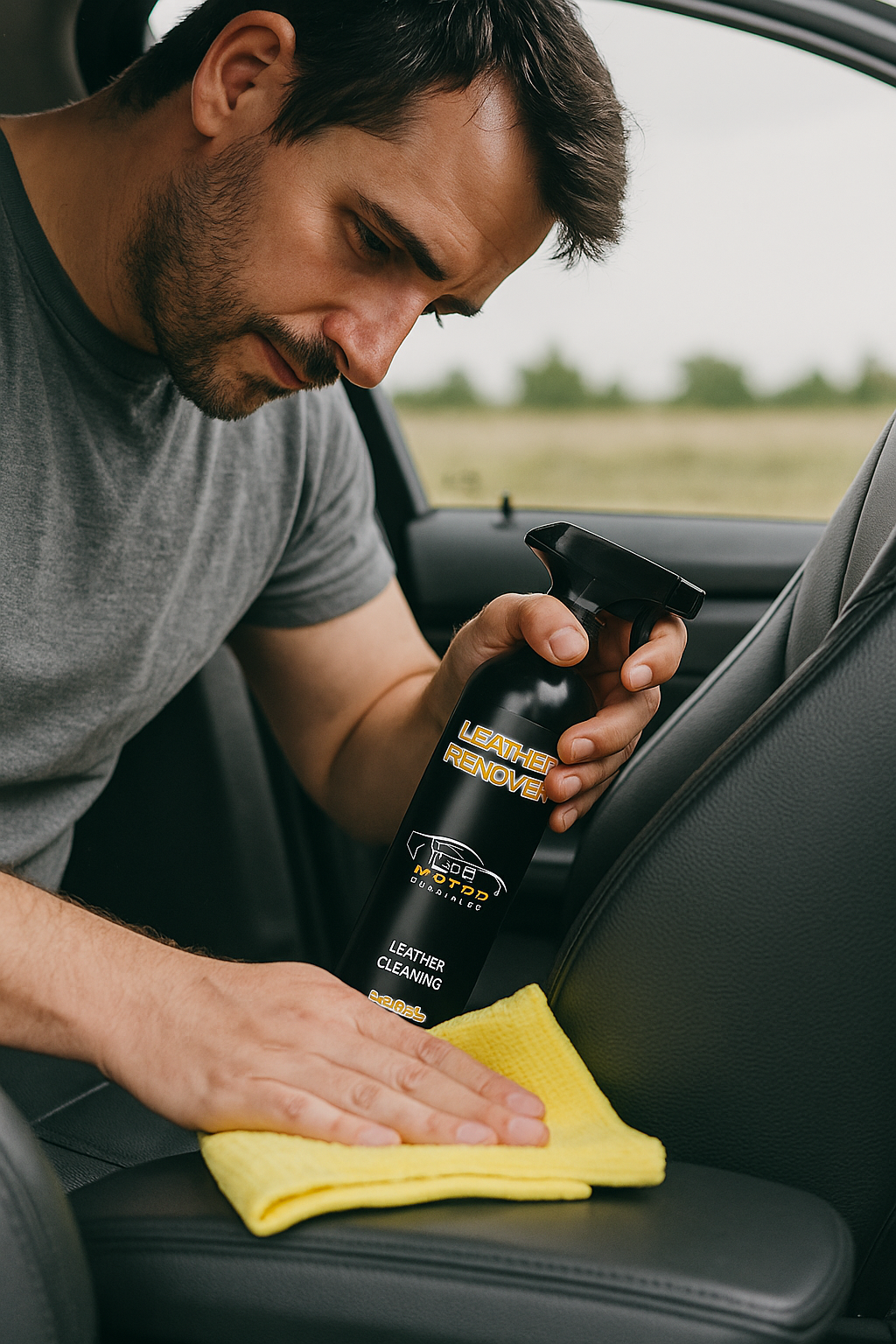 LEATHER RENOVER - kit limpieza y renovación piel y cuero