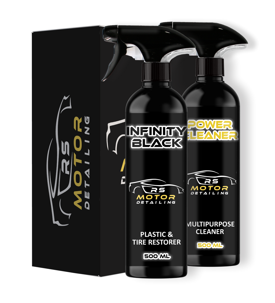 INFINITY BLACK - Abrillantador plásticos y gomas – Rs Motor