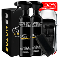 INFINITY BLACK - Plastic and rubber polish