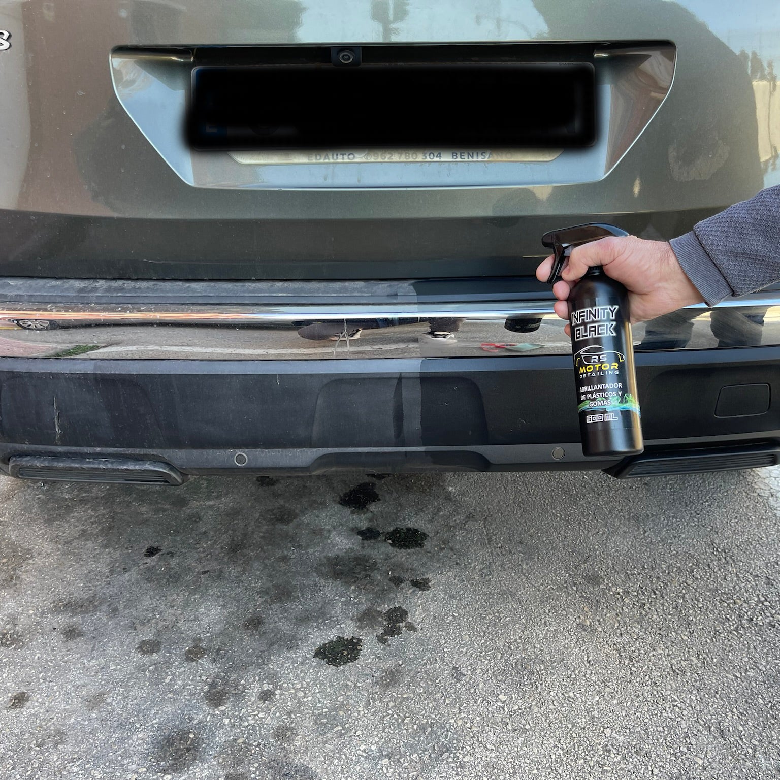 INFINITY BLACK - Abrillantador plásticos y gomas